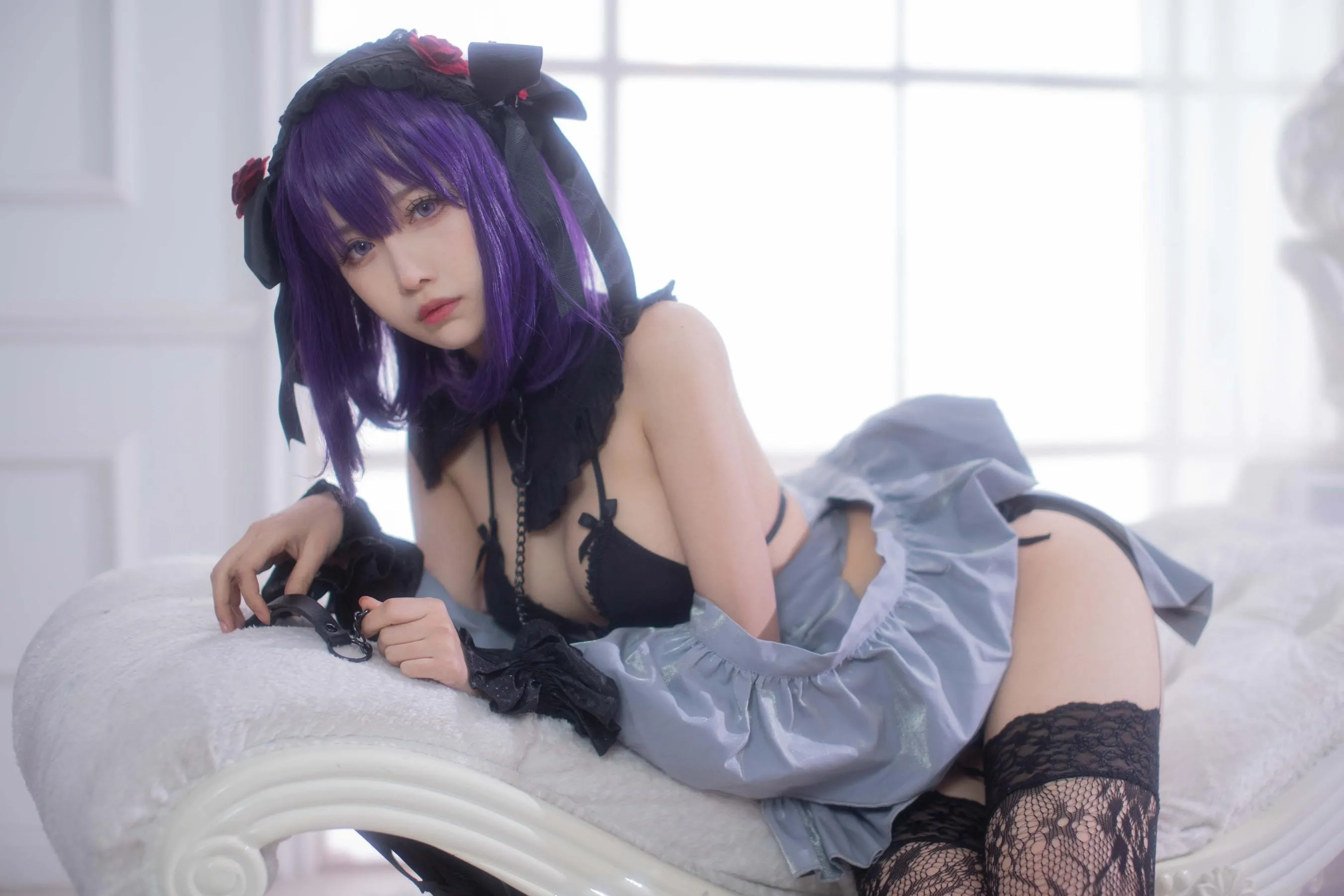 Shika小鹿鹿 – NO.85 喜多川海梦 小雫内衣 [18P]插图6